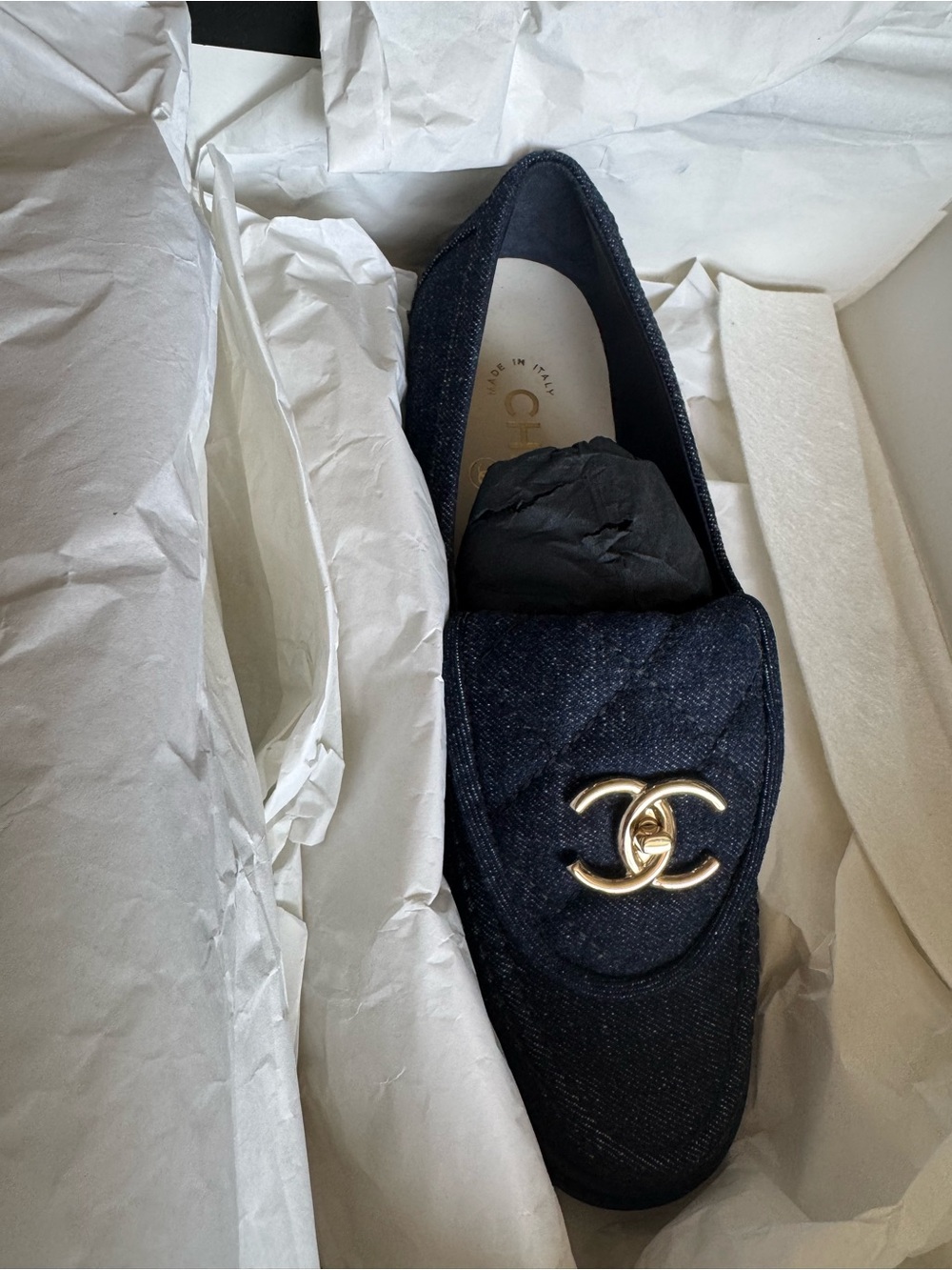 CHANEL Denim Loafers - Picture 7 of 11